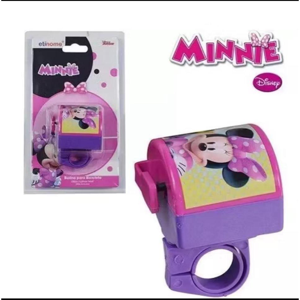 Buzina Para Bicicleta Infantil Mickey Etihome( ESCOLHER SE QUER MICKEY OU MINNIE )