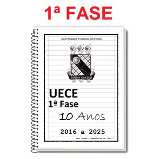 UECE - 1ª FASE 2025 - Caderno de Provas + Gabarito em Oferta na Shopee
