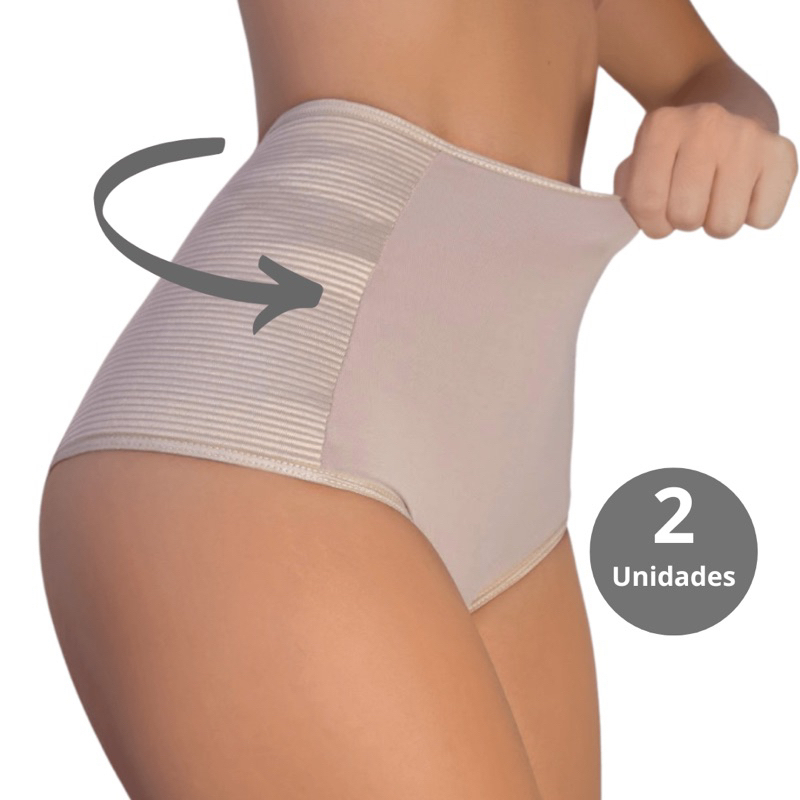 Kit 2 Cinta Galena Base Seca Barriga Cintura Alta Não Marca Roupa Cinta Modeladora em Oferta na Shopee