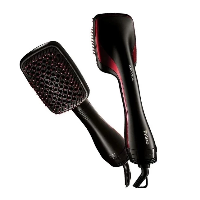 Escova Soft Brush Secadora Alisadora Modeladora Philco Premium 1200w De Potencia 110v