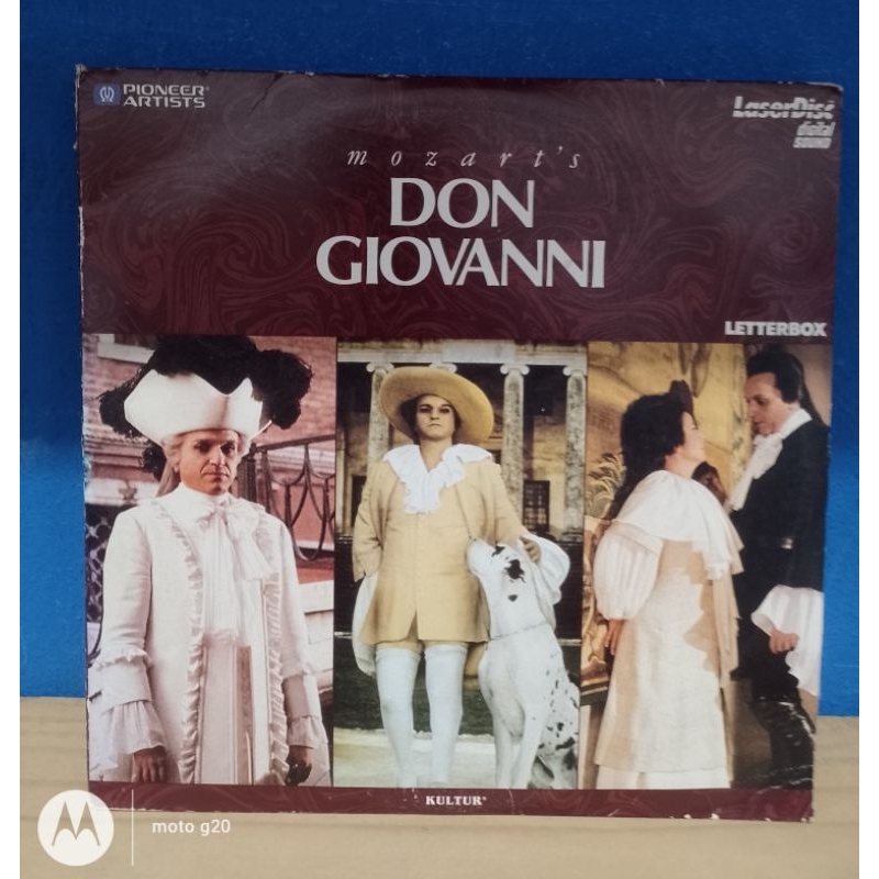 Laser Disc Don Giovanni - Mozart