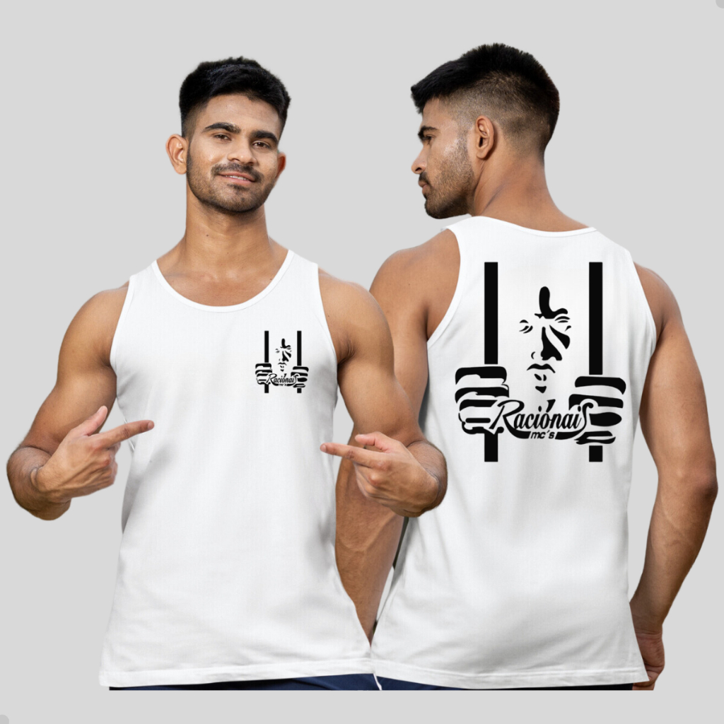 Camiseta Cavada Racionais Regata Sabotage Camiseta Rap Nacional Verão
