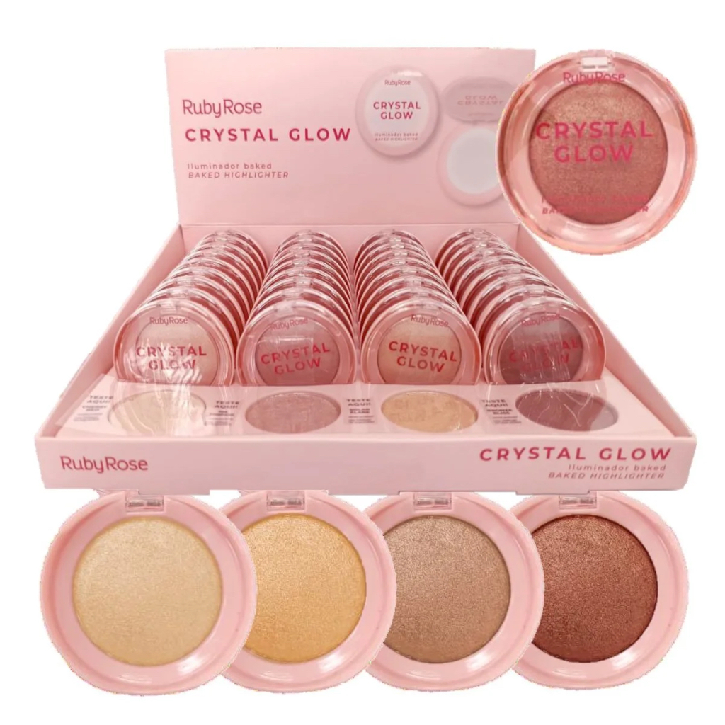 Iluminador Cremoso Baked Crystal Glow RUBY ROSE