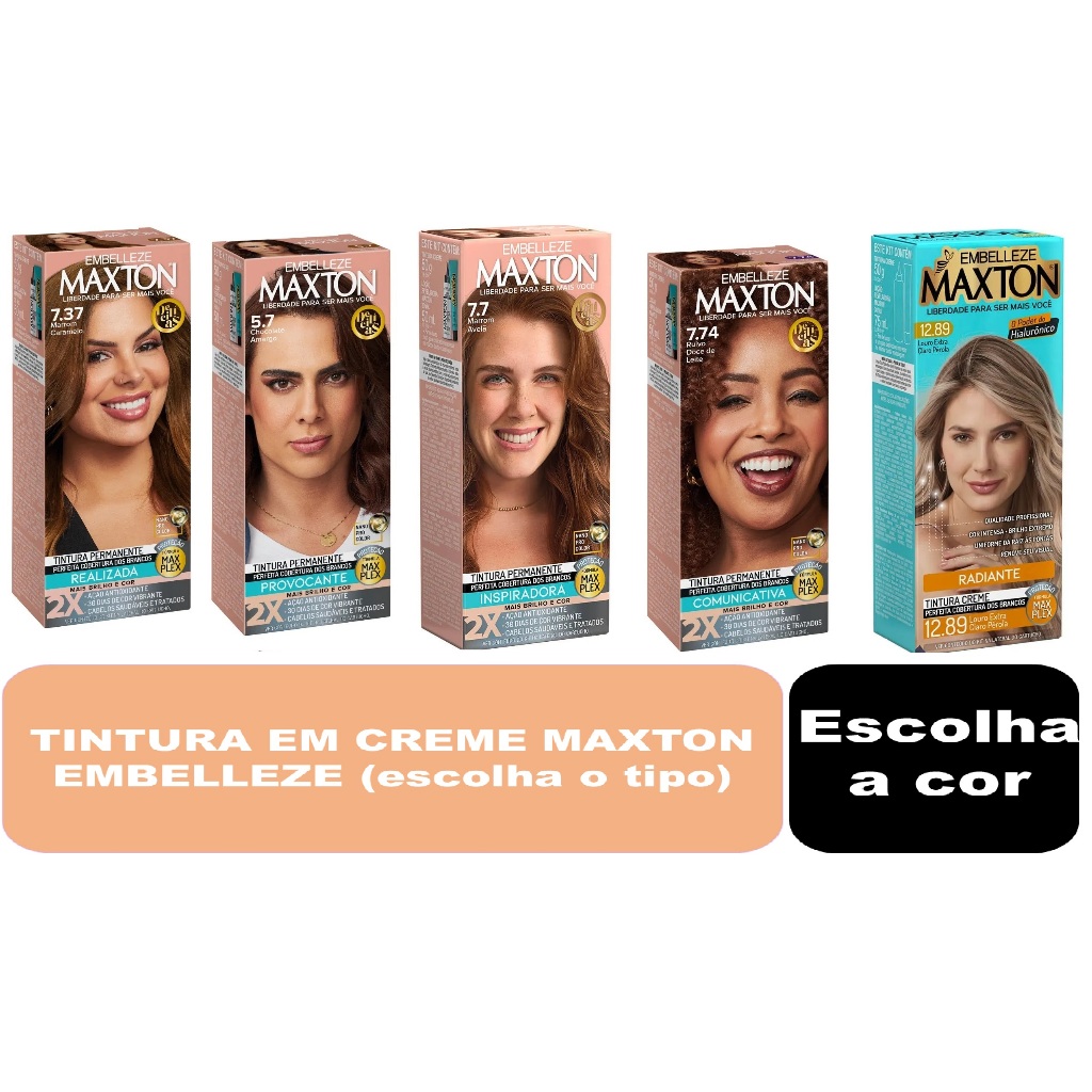 Tintura Em Creme Maxton (Escolha o tipo)