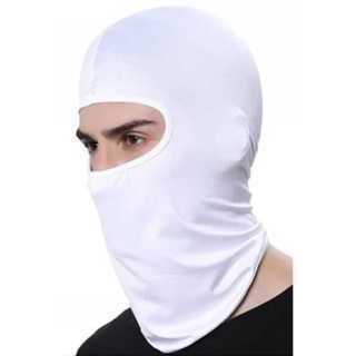 Touca Ninja Bala-Clava Branca Suplex Branca Esportiva Trilhas Pescaria Proteção Frio e Calor em Oferta na Shopee