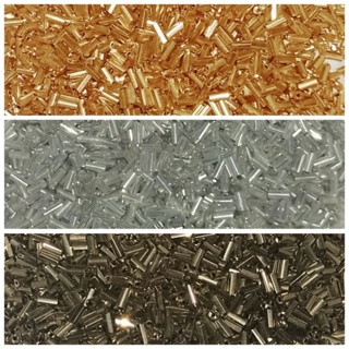 Canutilho Vidro - Ouro / Ouro Velho / Cristal - 4,5MM em Oferta na Shopee