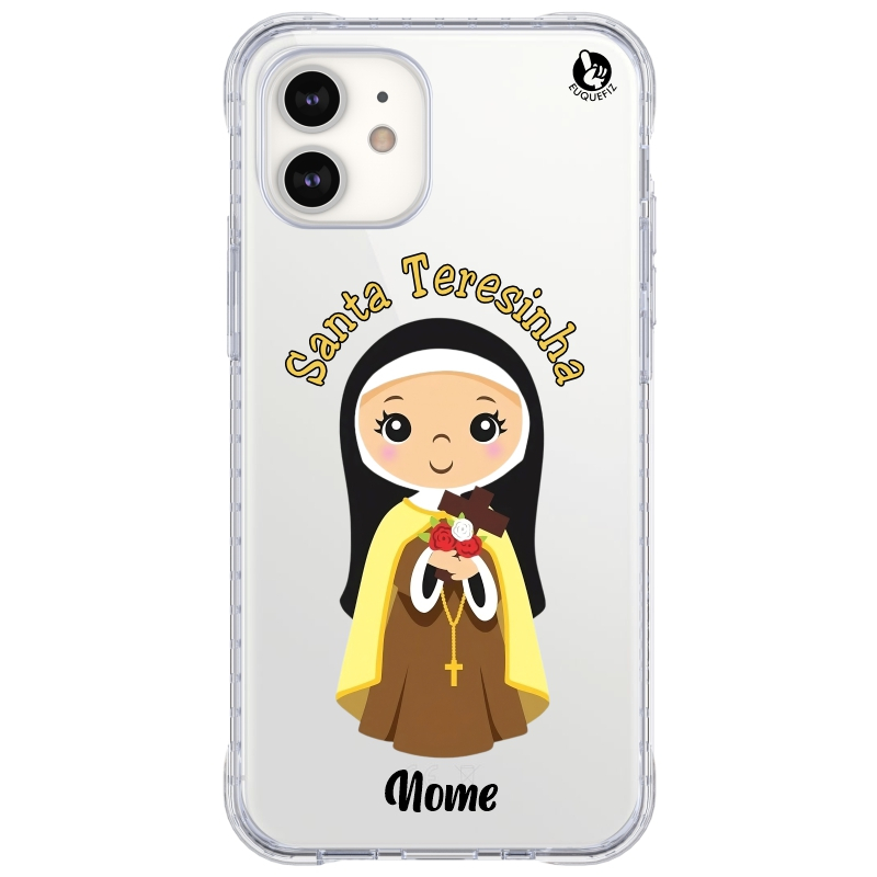 Capinha de Celular Santa Teresinha - Personalizada com Nome Diversos Celulares em Oferta na Shopee