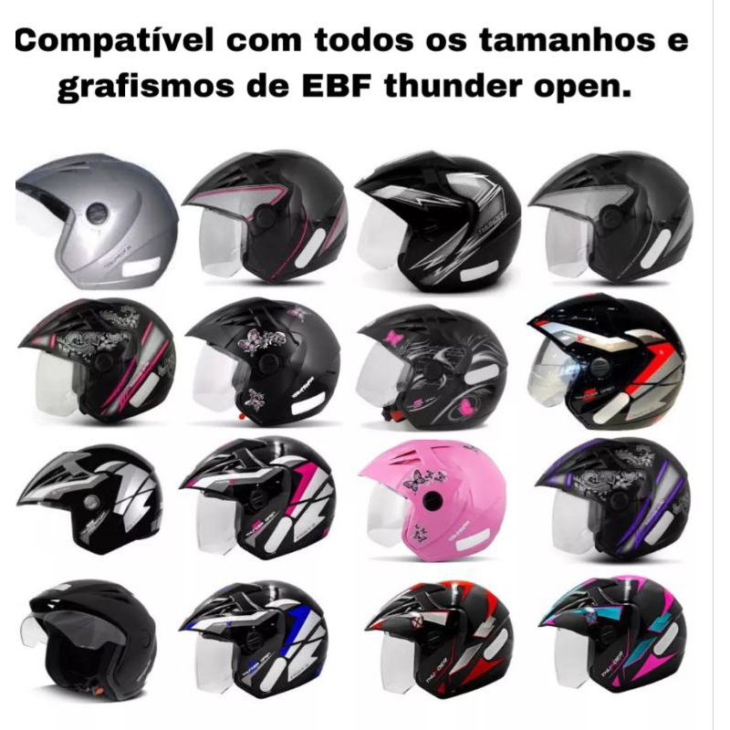 Viseira Capacete Thunder open 11