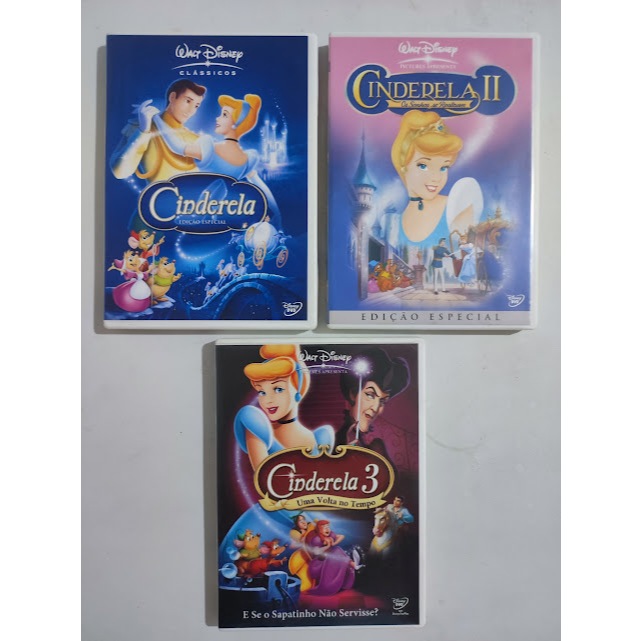 Dvd lote Cinderela - Disney