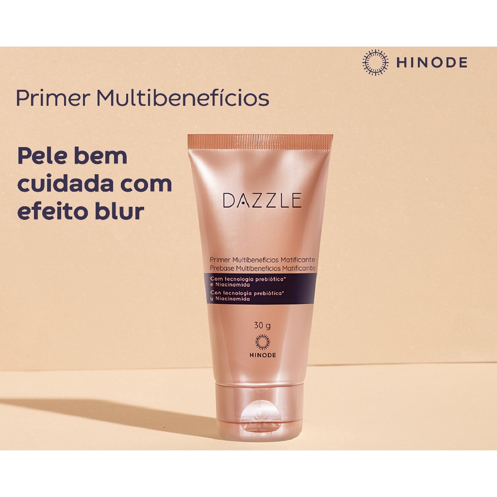 Primer Multibenefícios Matificante Dazzle 30g Hinode pele bem cuidada com efeito blur