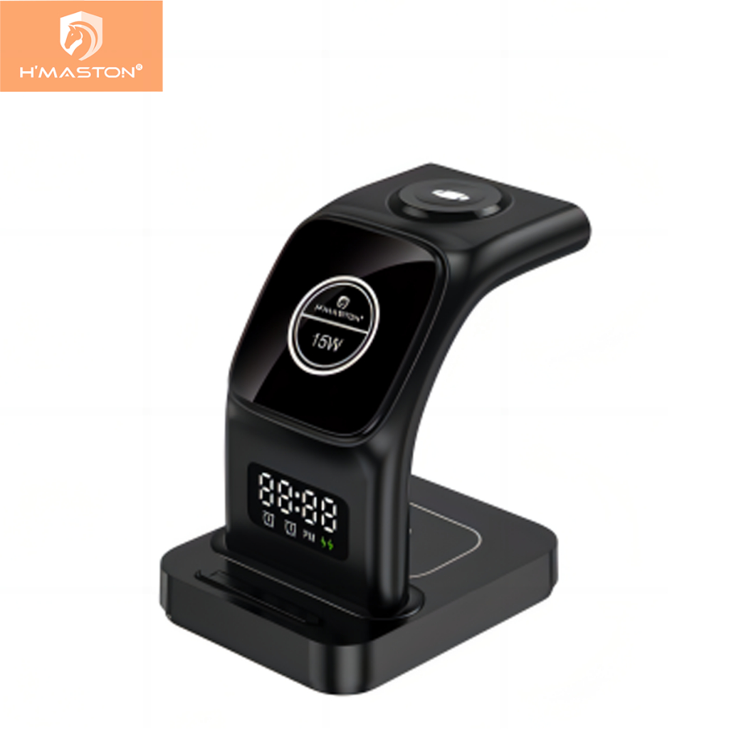 H'maston YD-31 Carregador Wireless Carregador Sem Fio 5 Em 1  por indução Carregador Sem Fio 15W