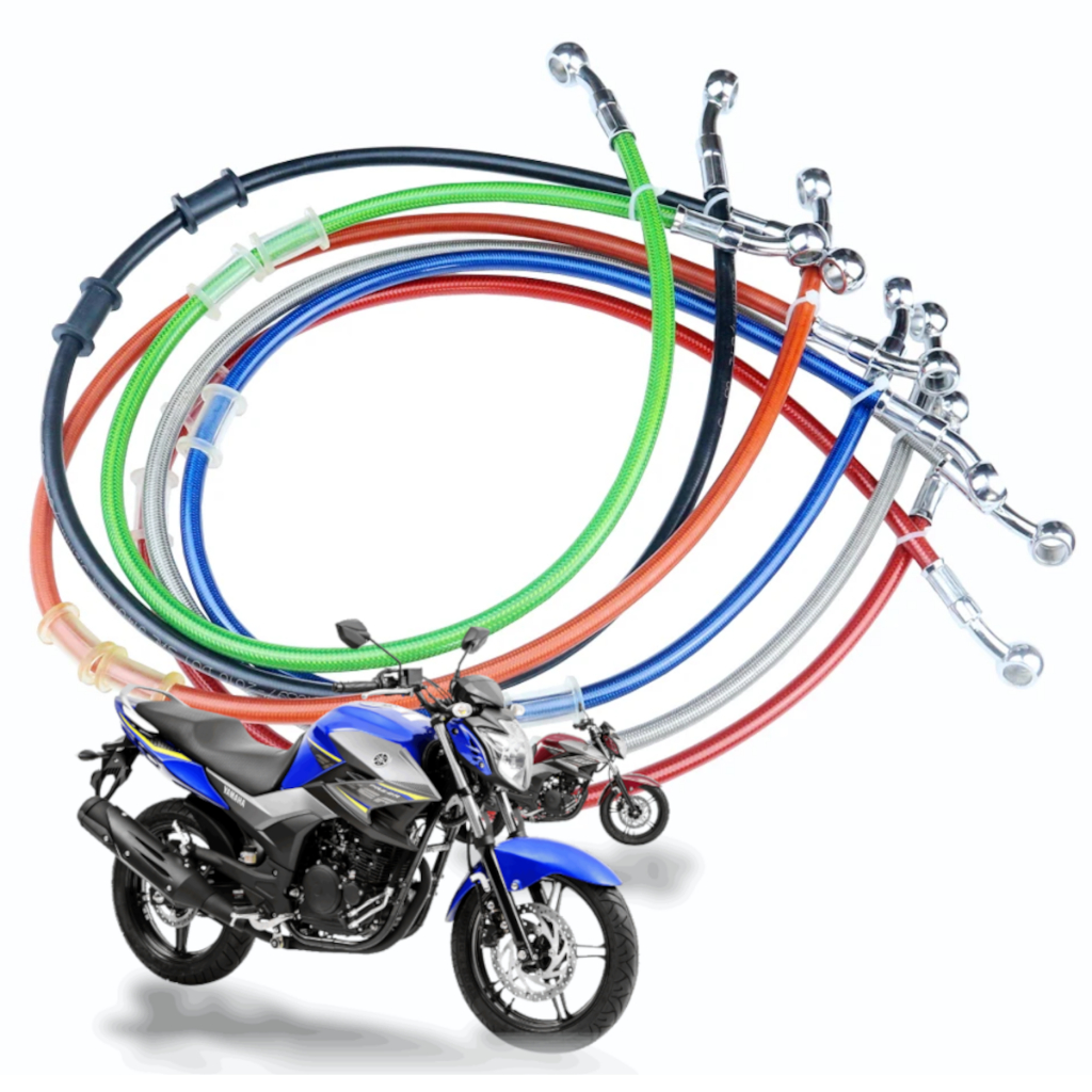 Mangueira Aeroquip de freio traseiro para tenere 250, XRE 300, FALCON 400, CROSSER 150 e outras motos