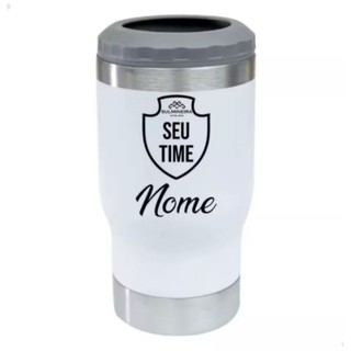 Copo Térmico Porta lata e Long Neck Personalizada 420 ML 5 X 1 com 2 tampas