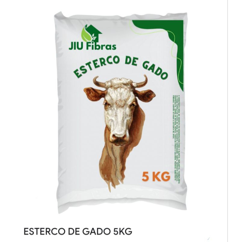 ADUBO fertilizante ESTerco BOVINO PARA PLANTAS 5KG.