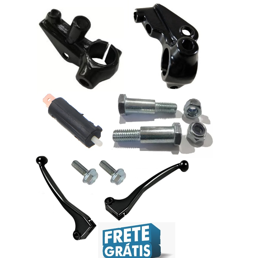 Kit Honda Titan - Manicotos + Manetes + Sensor de Embreagem + Parafusos + Parafusos dos Manetes. em Oferta na Shopee