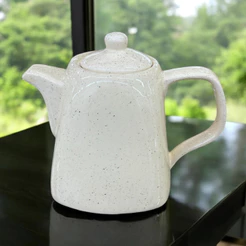 Chaleira para Tomar Chá de 1 Litro Pintado à Mão e Feito em Cerâmica