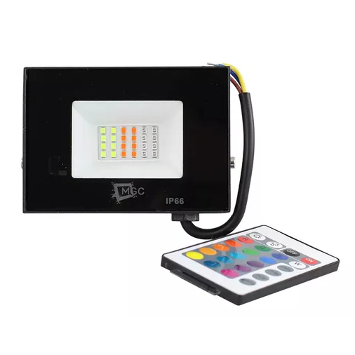 Refletor Led Holofote 30w Rgb Bivolt Prova D'água Ip66 Oferta