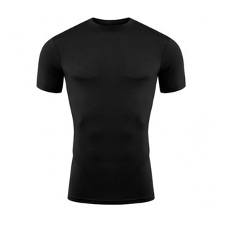 Camisa Manga Curta Térmica Blusa Uv Masculina Esportiva Compressão Rash Guard Adulto