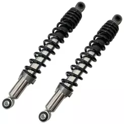 Par Amortecedor Traseiro Ybr 150 Fazer 150 Preto / Vermelho