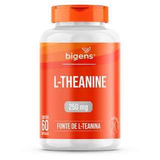 L Teanina 250mg Relaxamento Sem Sonolência | 60 Porções | Bigens em Oferta na Shopee