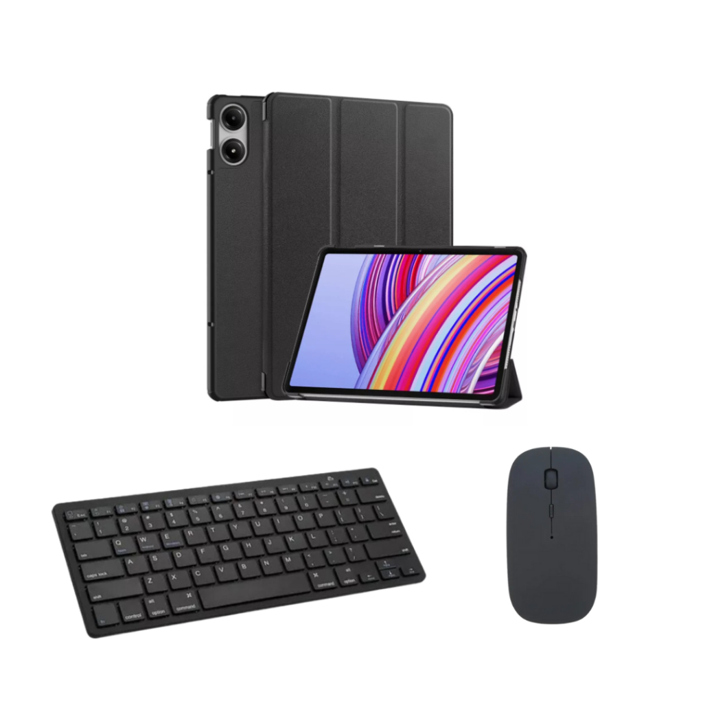Capa + Teclado + Mouse Bluetooth Para Tablet Xiaomi Redmi Pad Pro 12.1