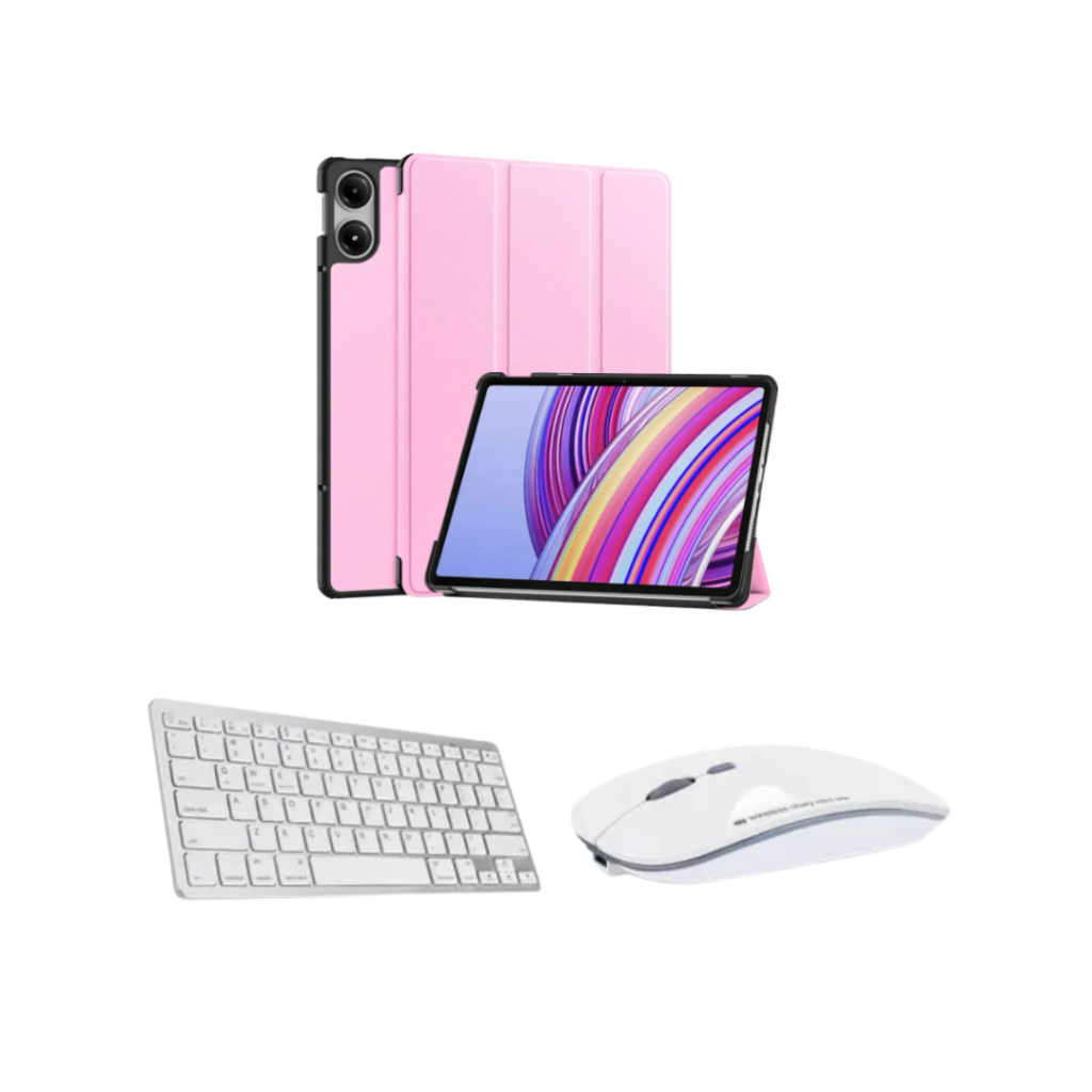 Capa + Teclado + Mouse Bluetooth Para Tablet Xiaomi Redmi Pad Pro 12.1