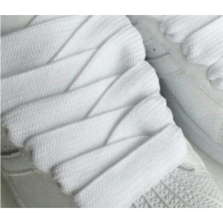 Kit 3 Pares Branco e 3 Pares Preto Cadarço Largo BBoy Fat Lace Para Tênis 1,20 Cm 17 mm ENVIO IMEDIATO