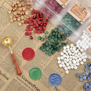 Cera para lacre Pacote com 100 unidades - Para Sinetes, cartas carimbo Vintage Lacre de cera em Oferta na Shopee