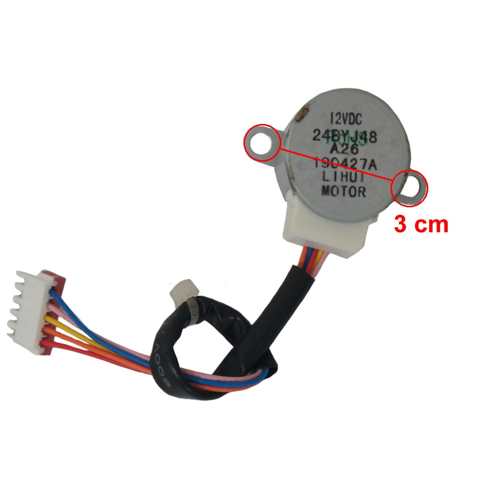 Motor Ar Condicionado 24byj48-a26 12vdc — imagem 2 de 2