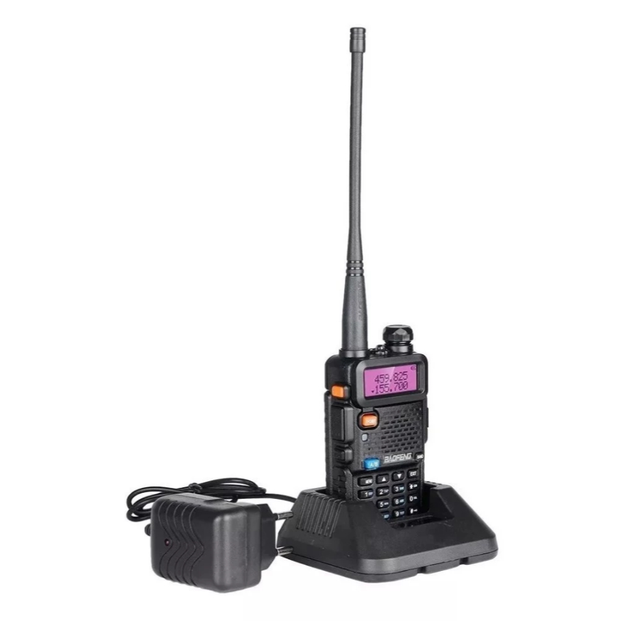 Rádio Comunicador Dual Band Uhf Vhf Uv-5r HT Fm Fone em Oferta na Shopee
