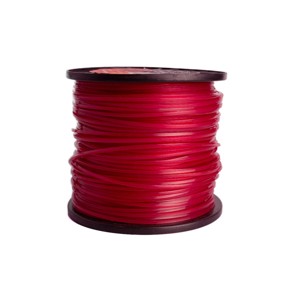 Fio De Nylon Quadrado 3mm 2kg Para Roçadeira Profissional Bobina Rolo Grande