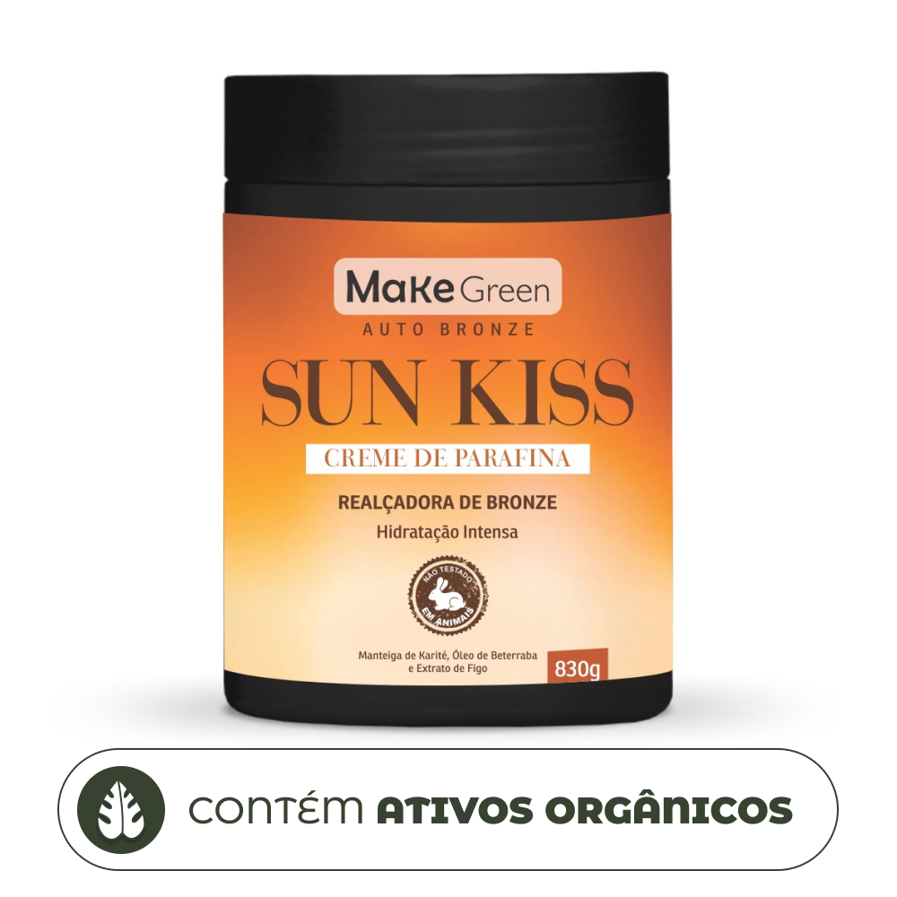 Parafina Acelerador e Ativador de Marquinha Bronze Bronzeador Turbo Sun Kiss MakeGreen - 830Grs