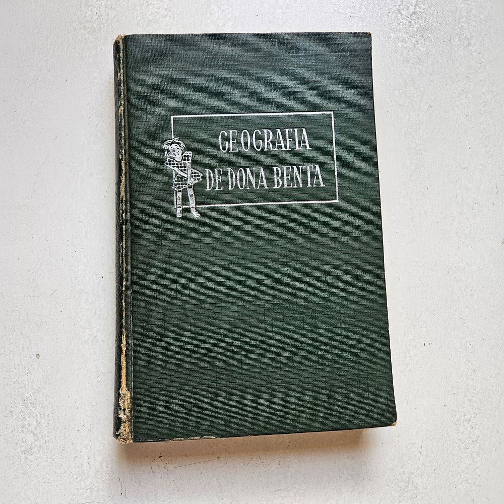 Livro Geografia de Dona Benta - Monteiro Lobato	- Livro Antigo (1957) Decoração Vintage