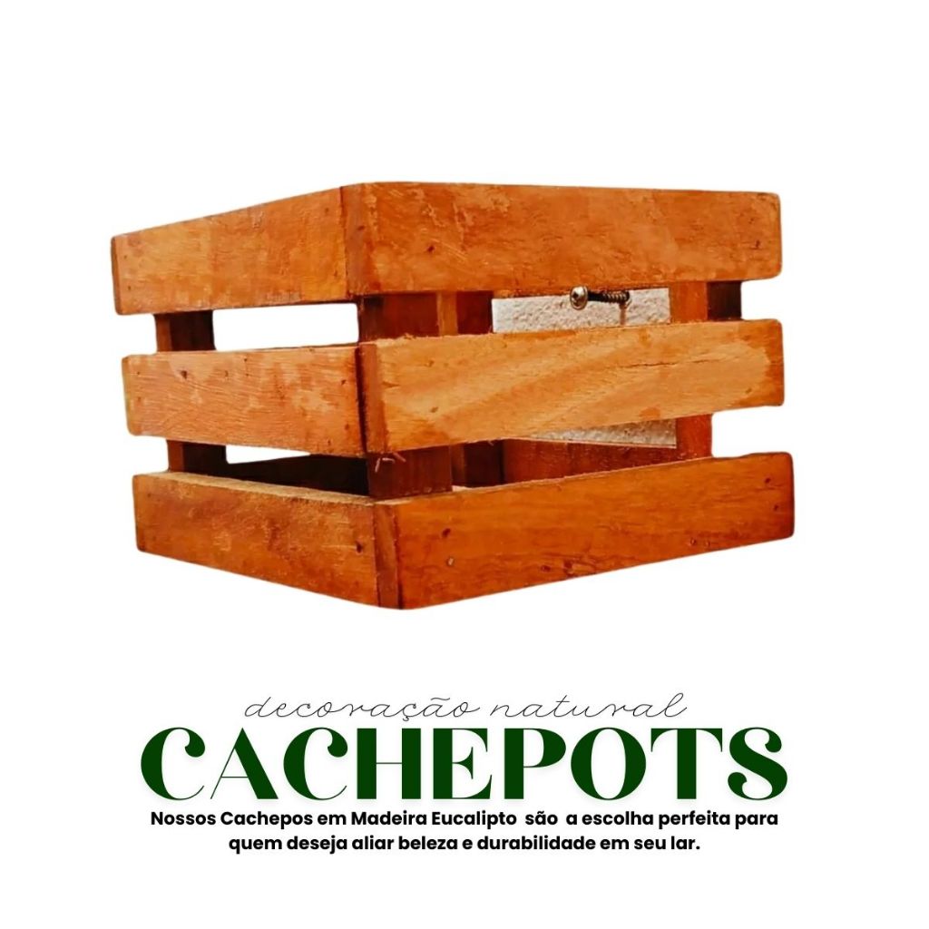 Kit 4 Cachepots ( 1-25x25 / 3-18x20 )Jardim Vertical Horta — imagem 2 de 2