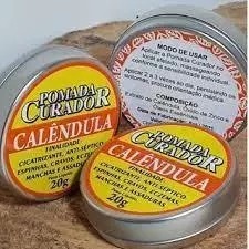 3 UN POMADA CURADOR CALÊNDULA -20g em Oferta na Shopee