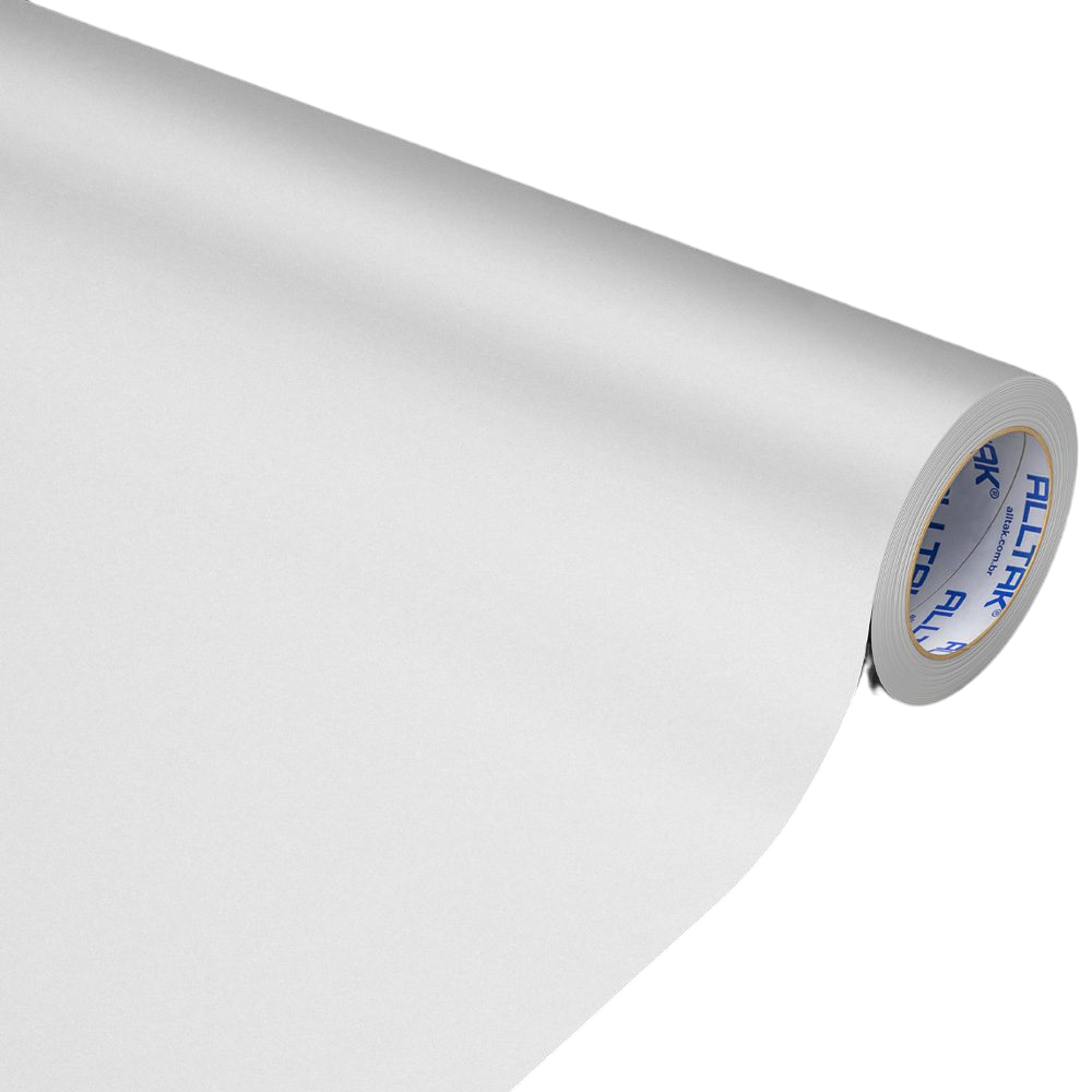 Alltak Vinil Kroma Branco Ártico - Adesivo Envelopamento Branco Neve Larg 122cm