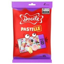 Pastilha Bala Pastille Sortida Mini 8 385g Docile