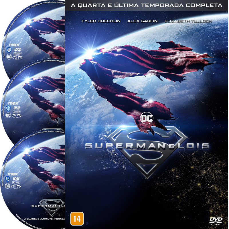Dvd - Série Superman E Lois Quarta Temporada Completa Final