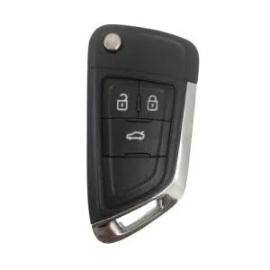 Chave Canivete Chevrolet S10 3 Botões Oca até 2016 Modelo BMW
