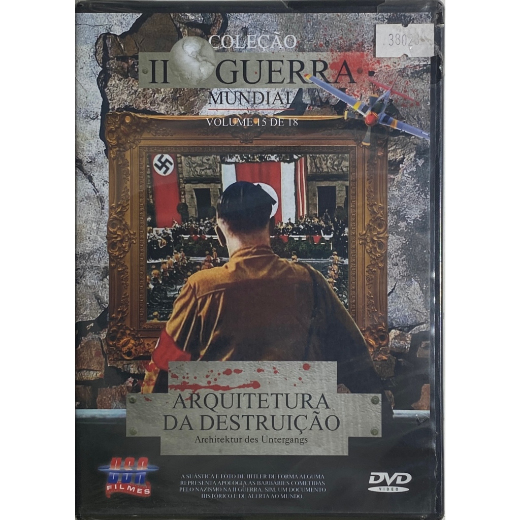 II Guerra Mundial Arquitetura da Destruição vol. 15 - Documentário - DVD Lacrado Original