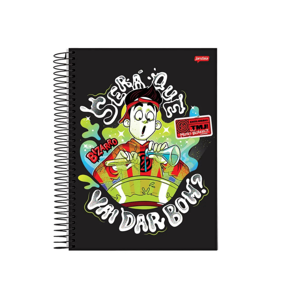 Caderno Espiral Universitário 10 Matérias Enaldinho 160fls em Oferta na Shopee