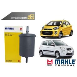 Filtro de Combustível Kia Picanto todos de 2007 a 2017 Original Mahle Metal Leve