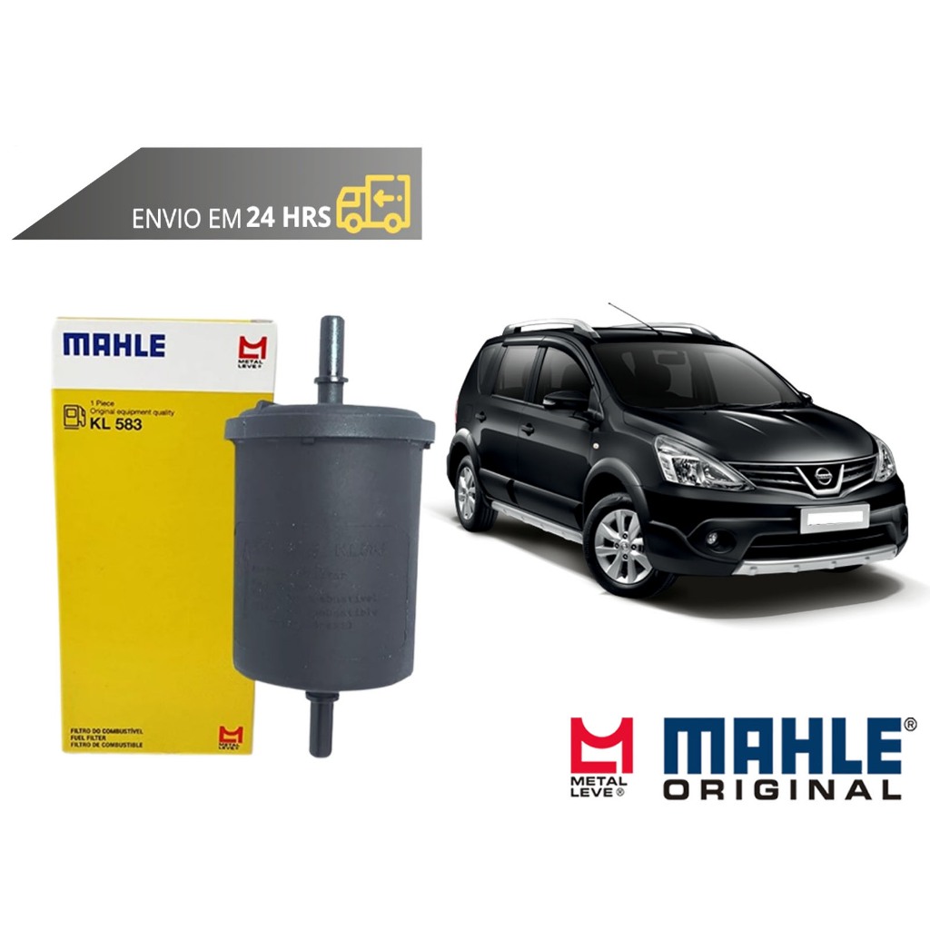 Filtro de Combustível Livina Grand Livina todos de 2009 a 2014 Original Mahle em Oferta na Shopee