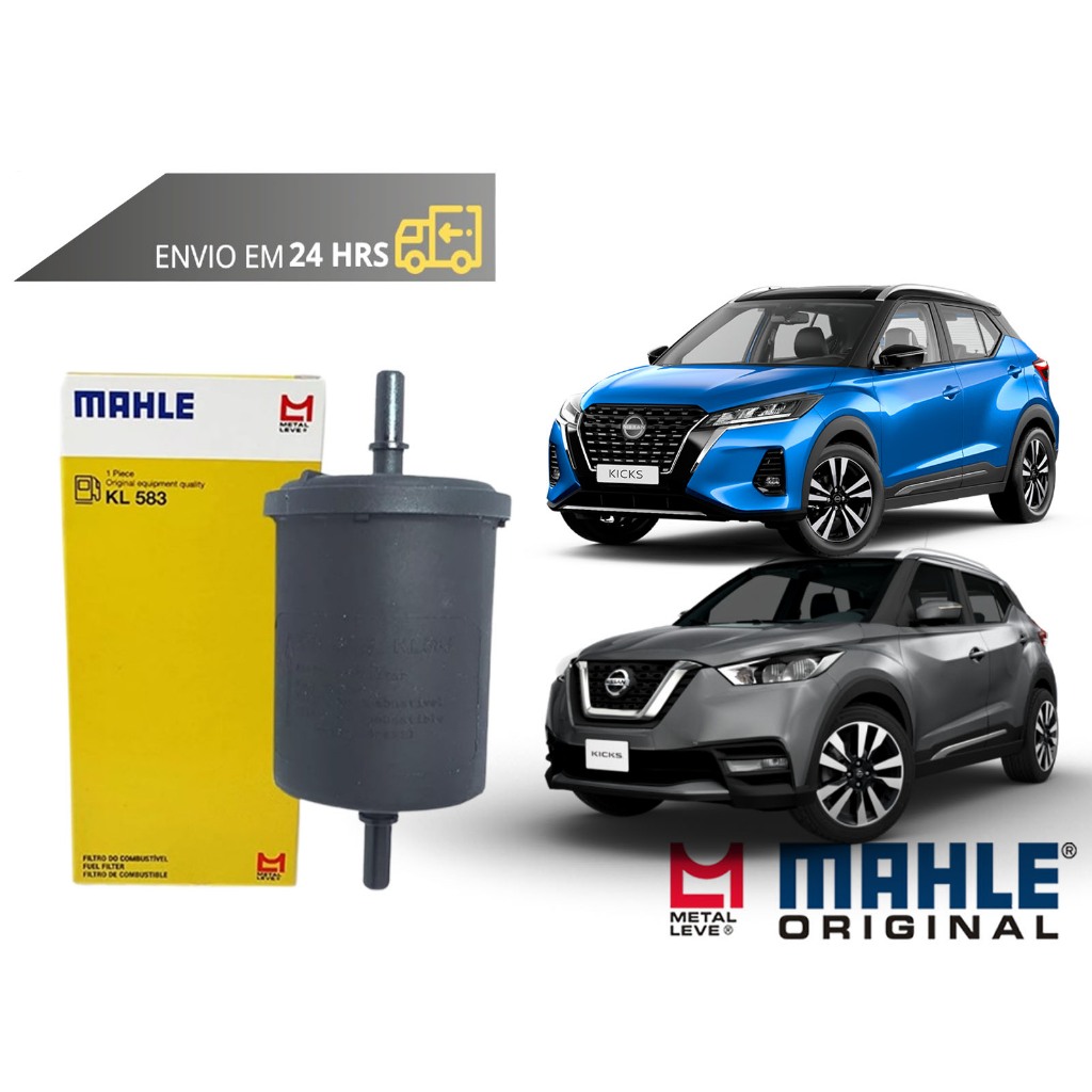 Filtro de Combustivel Nissan Kicks 1.6 todos de 2017 a 2024 Original Mahle Metal leve em Oferta na Shopee