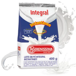 Leite em Pó Integral Pacote 400g La Serenissima