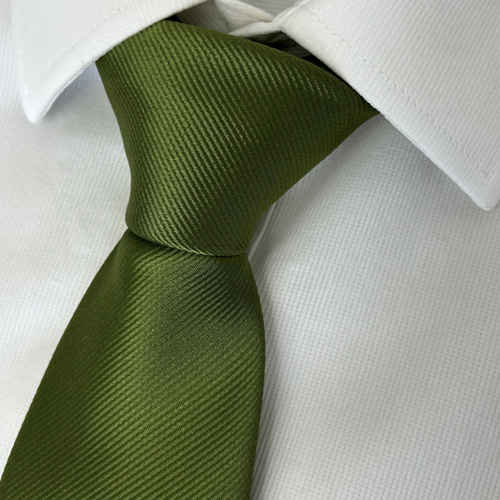 Gravata Verde Oliva Claro Riscadinha Semi Slim e Slim Masculina em Oferta na Shopee