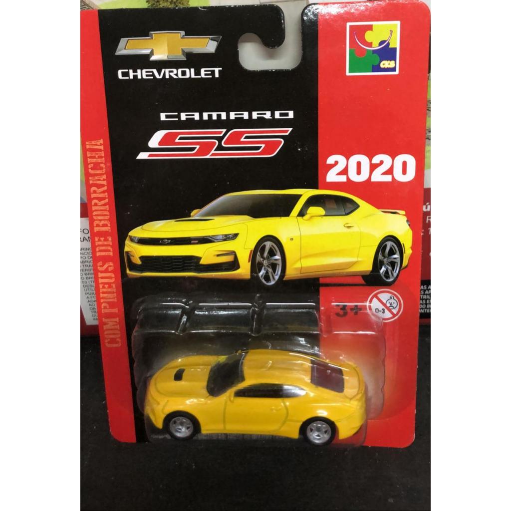CHEVROLET CAMARO SS 2020, IMPALA 1959, CORVETTE 2017, MINIATURA 1/64 PNEUS DE BORRACHA em Oferta na Shopee