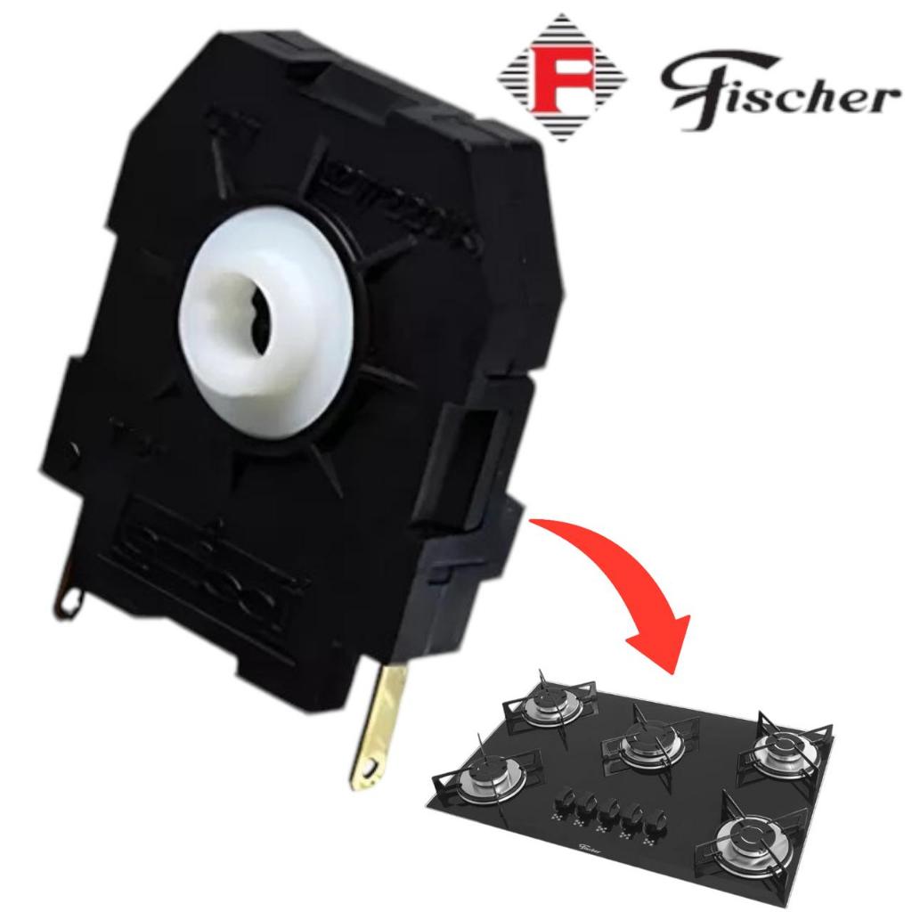 Interruptor rotativo cooktop Fischer ( todos os modelos Fischer ) - Bivolts