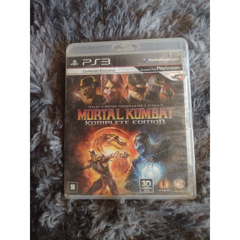 Mortal Kombat PS3 mídia física