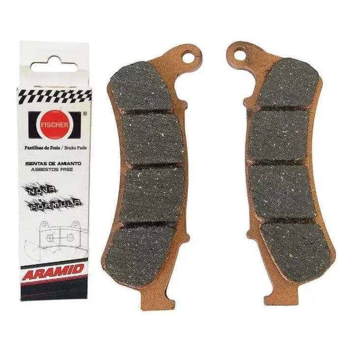 Pastilha Dianteira Haojue Master Ride150 Fischer — imagem 2 de 2